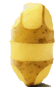 warme aardappel